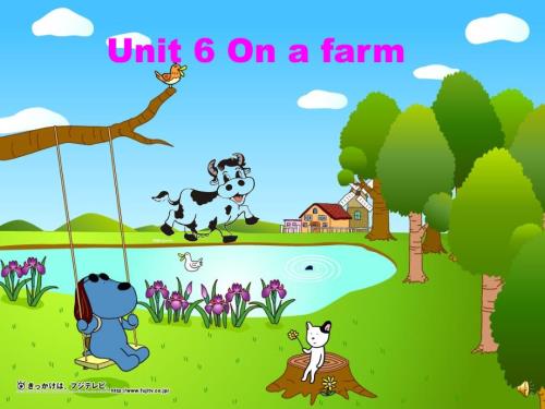 牛津小學英語1A Unit6 On a farm課件