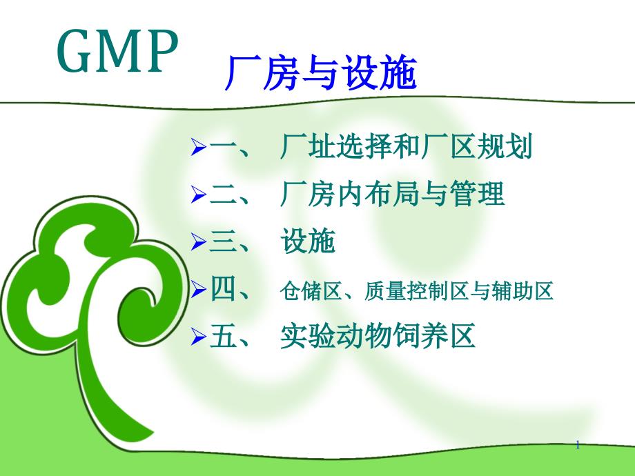 全面质量管理系统之GMPppt课件_第1页