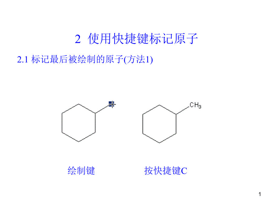 化学结构绘制高级技巧ppt课件_第1页