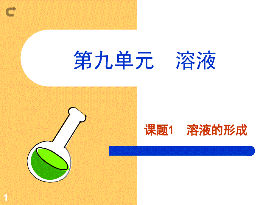 九单元溶液课件_第1页