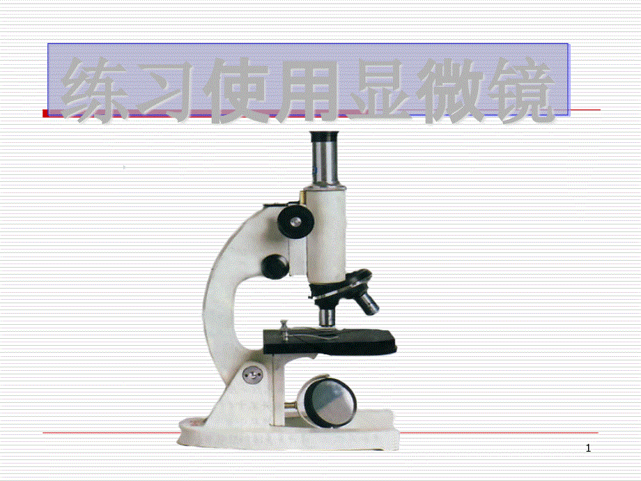 练习使用显微镜课件18-人教版_第1页