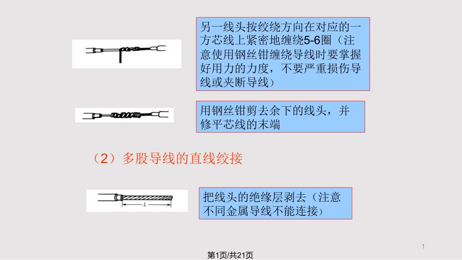 电缆导线连接方法培训课件_第1页