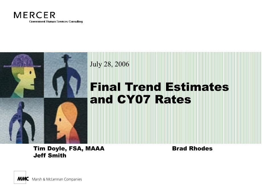 Final-Trend-Estimates-and-CY05-Rates---Maryland-Medical-Care-最终趋势估计和cy05率ppt课件_第1页