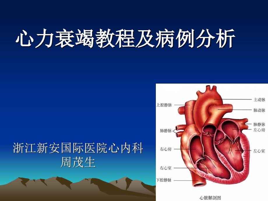 心力衰竭教程及病例分析ppt课件_第1页