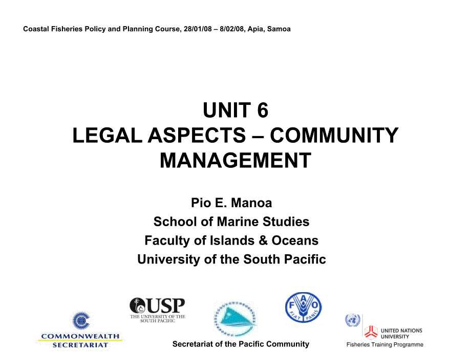 LEGAL-ASPECTS-–-COMMUNITY-MANAGEMENT法律方面的–社区管理ppt课件_第1页