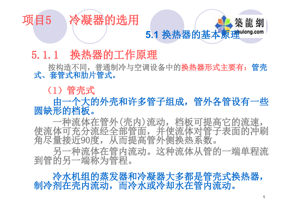 冷凝器的选用ppt课件概要_第1页