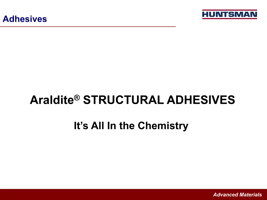 Adhesives-Chemistries胶水化学解析ppt课件_第1页