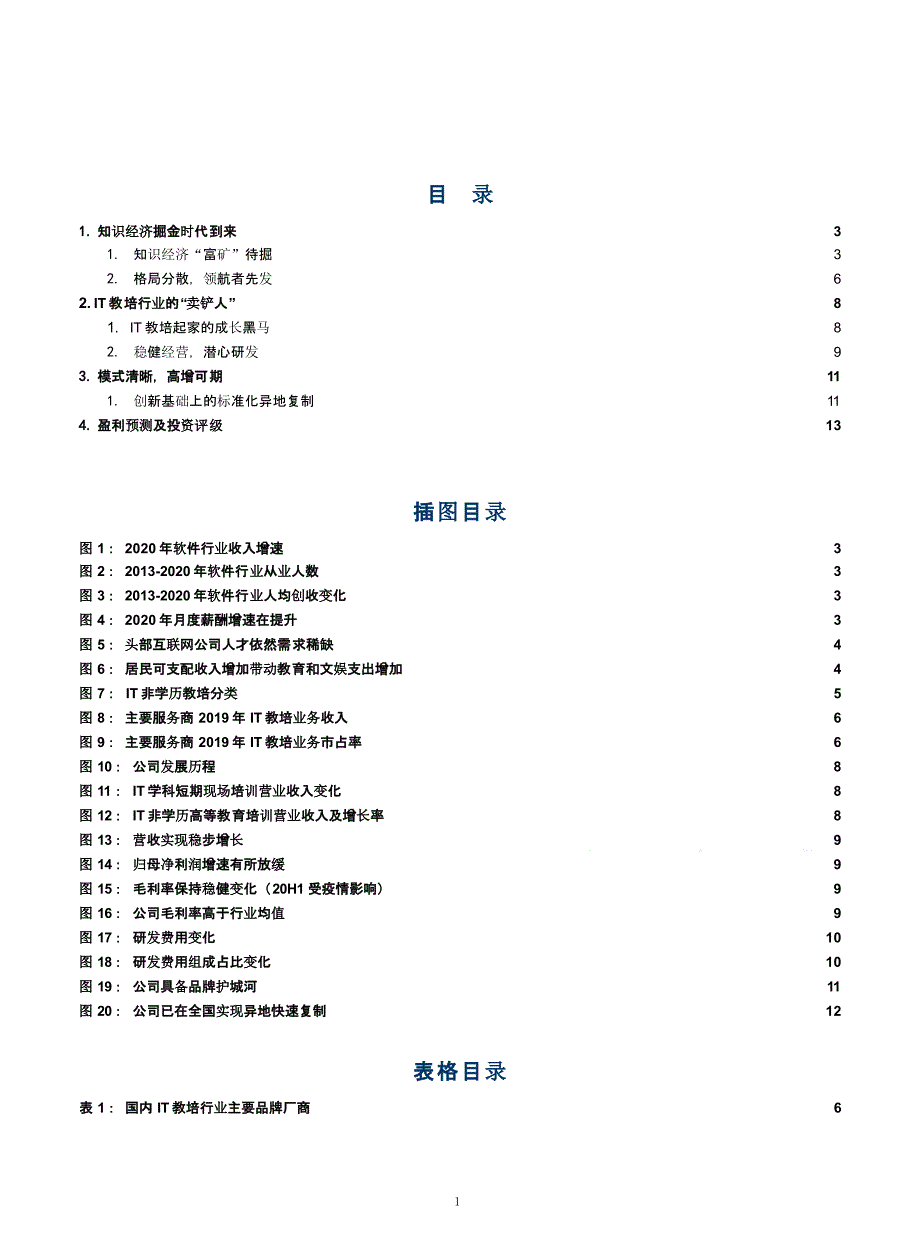 知识经济时代人才数据分析及IT教培行业传智教育业务梳理(2021年)ppt课件_第1页