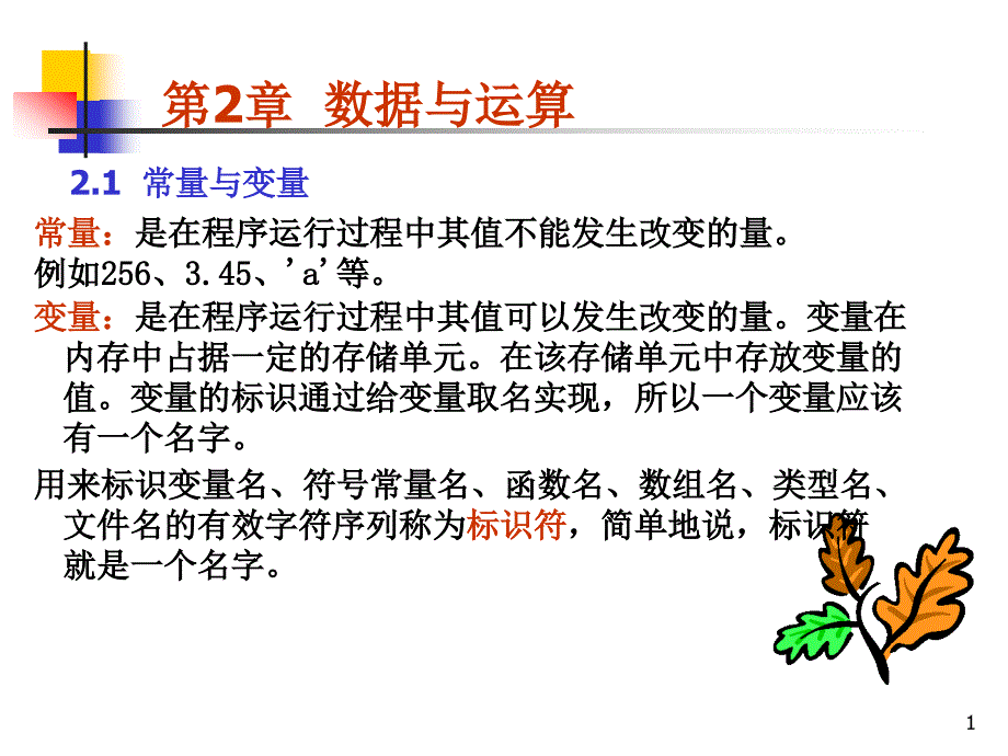 程序设计(C语言)ppt课件_第1页