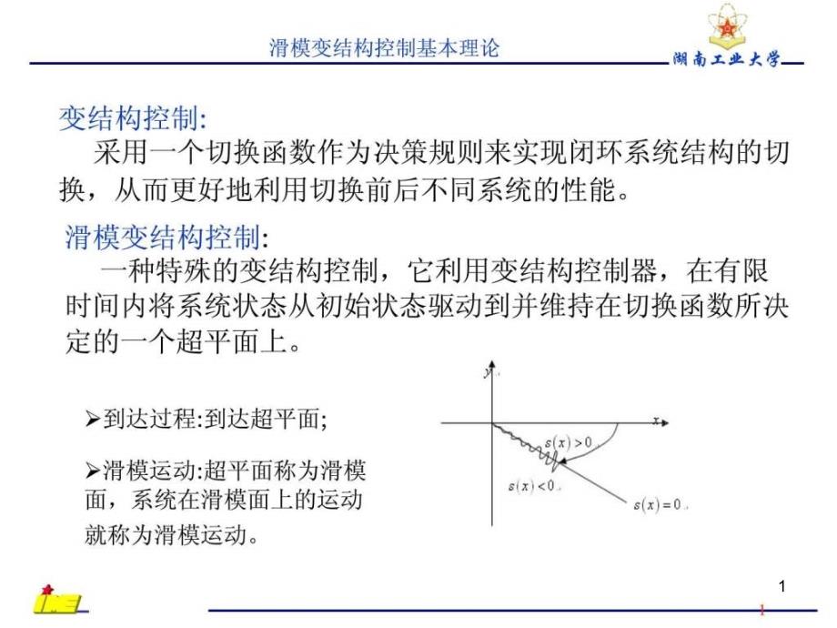 滑模变结构控制基本理论ppt课件物理自然科学专业_第1页