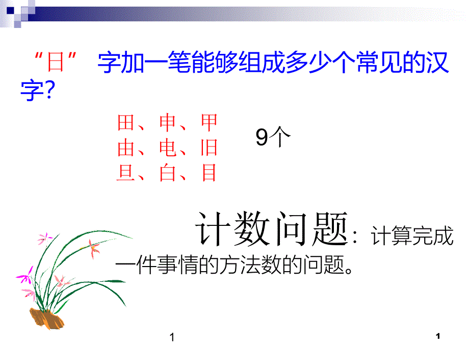 分类加法计数原理与分步乘法计数原理示范课.ppt课件_第1页