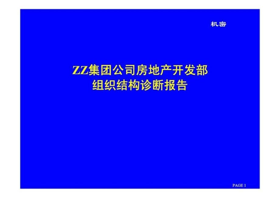 组织结构诊断报告_第1页