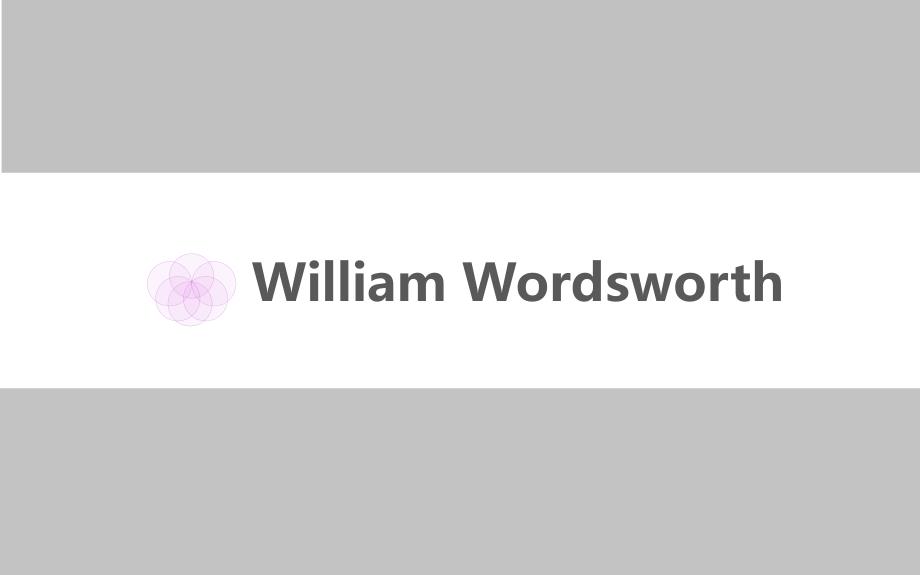 William-Wordsworth-的介绍-英文ppt课件_第1页