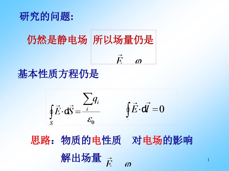 第四章静电场中的导体ppt课件_第1页