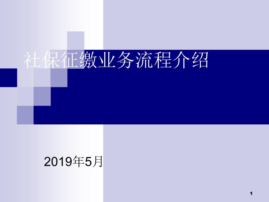 社保征缴业务流程介绍说明ppt课件_第1页