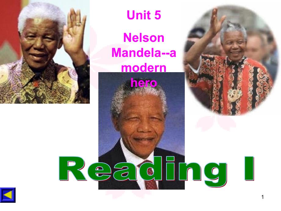 新人教必修一Unit5NelsonMandelaReadingIppt课件_第1页