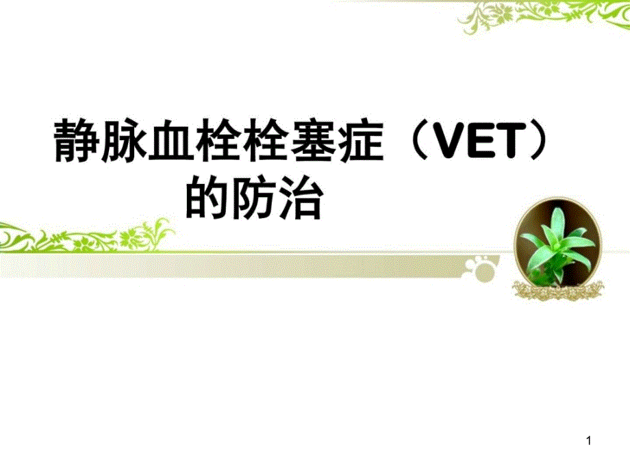 《VET的防治》课件_第1页