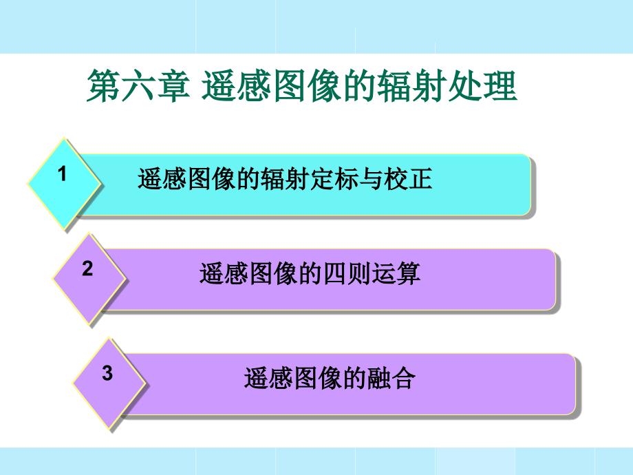 第六章遥感图像辐射处理2教材ppt课件_第1页