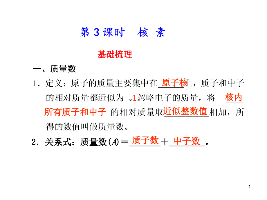 第3课时_核素、同位素ppt课件_第1页