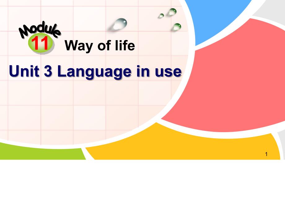 module-11-way-of-life.unit-3-language-in-use课件_第1页