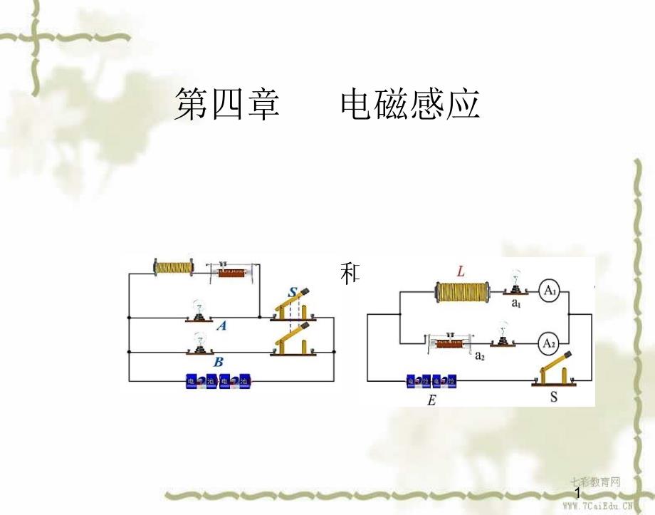 物理选修3-2人教新课标4.6互感和自感ppt课件_第1页