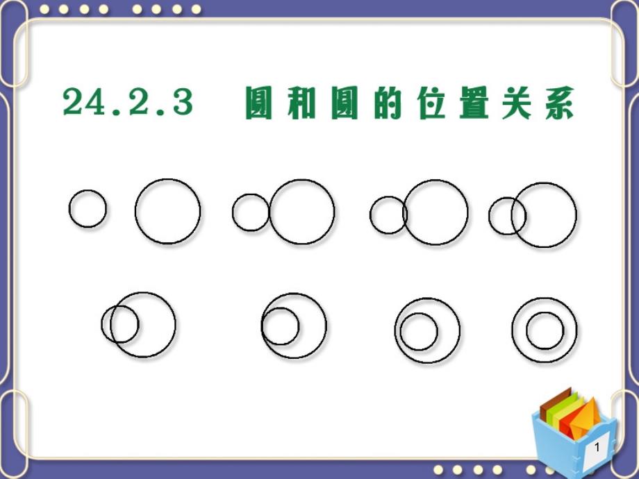 《圆和圆的位置关系》圆课件_第1页