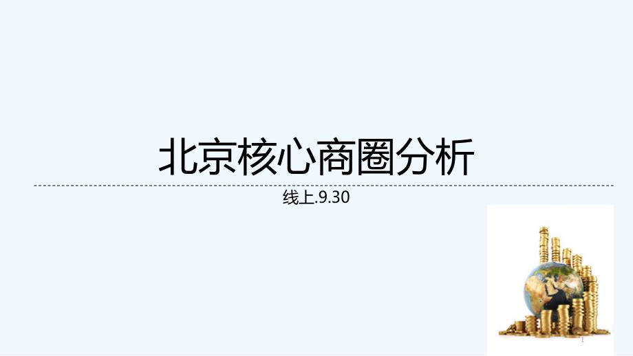 北京重点商圈分析与客群课件_第1页