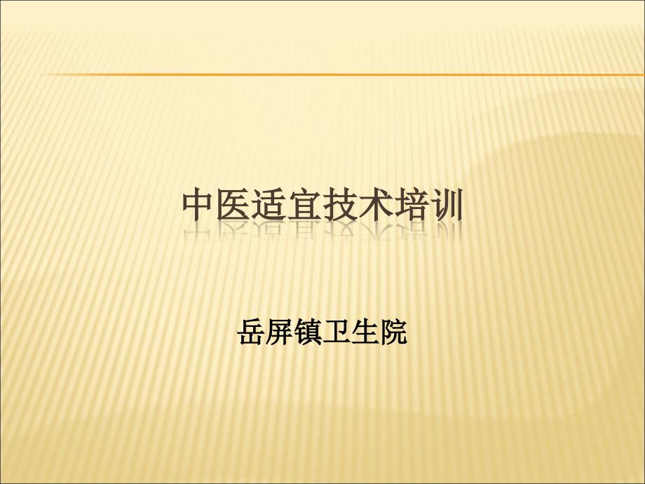 中医适宜技术培训ppt ppt课件_第1页