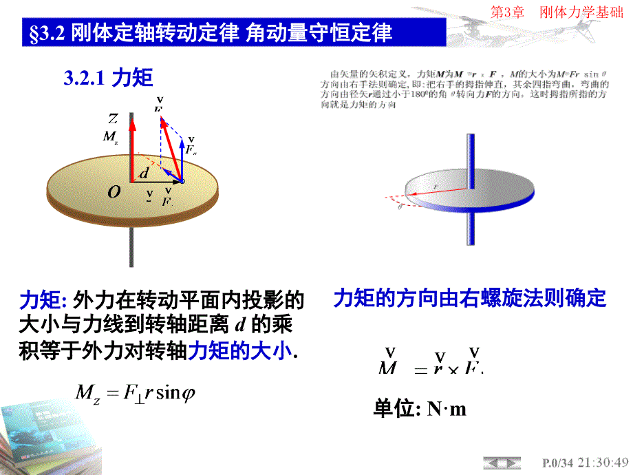 刚体角动量定理角动量守恒定律课件_第1页