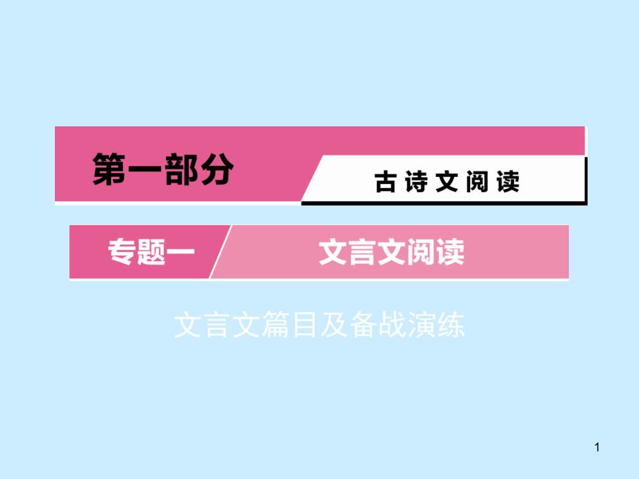 中考语文复习ppt课件：文言文-第12篇-北冥有鱼_第1页