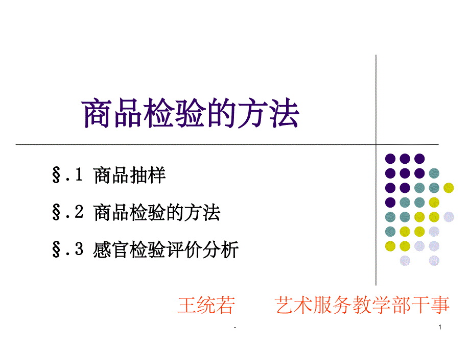 商品检验的方法课件_第1页