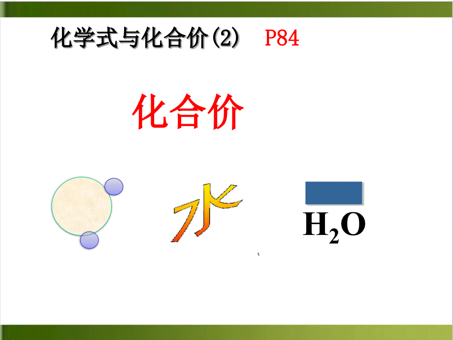 人教版教材《化学式与化合价》课件_第1页