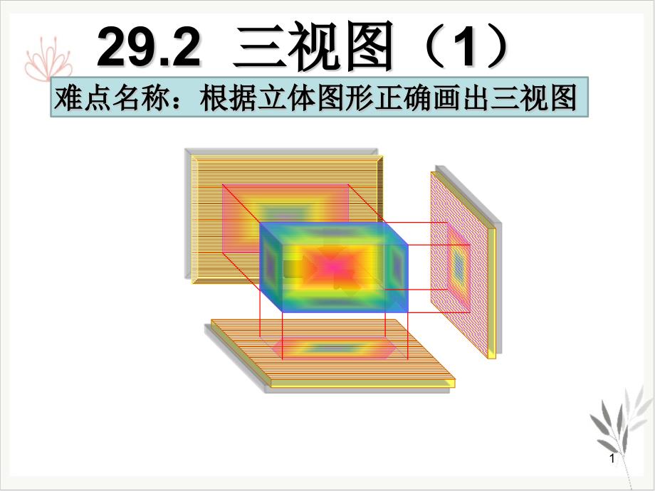 人教版《三视图》课件初中数学_第1页