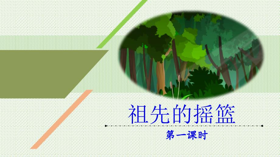 《祖先的摇篮》ppt上课课件_第1页