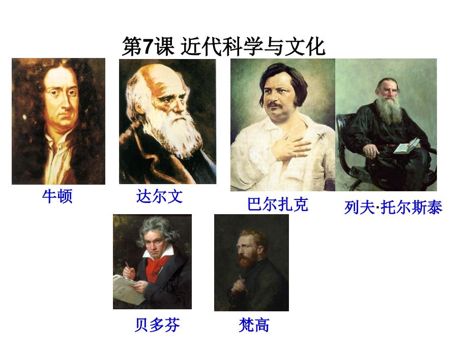 (新教材)部编版近代科学与文化完美ppt课件_第1页