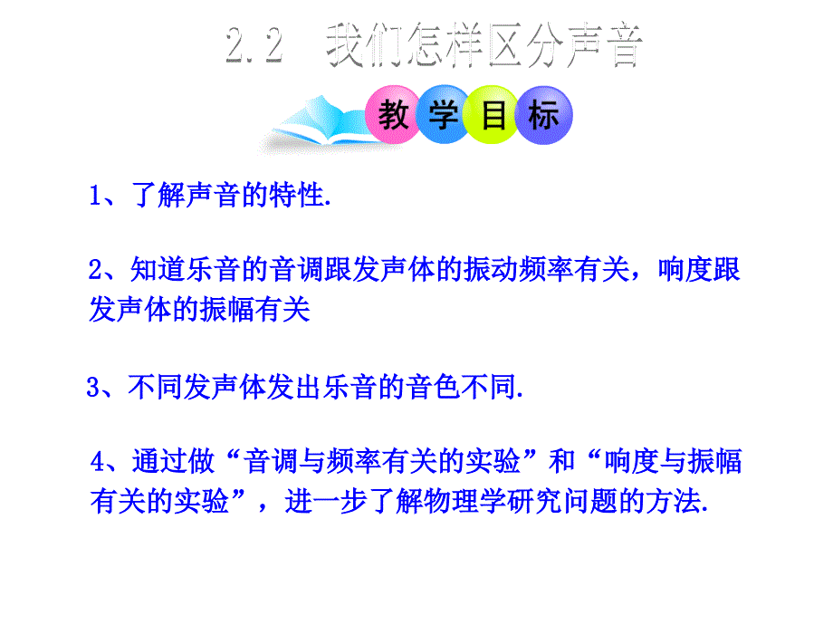 初中物理_我们怎样区分声音课件_第1页