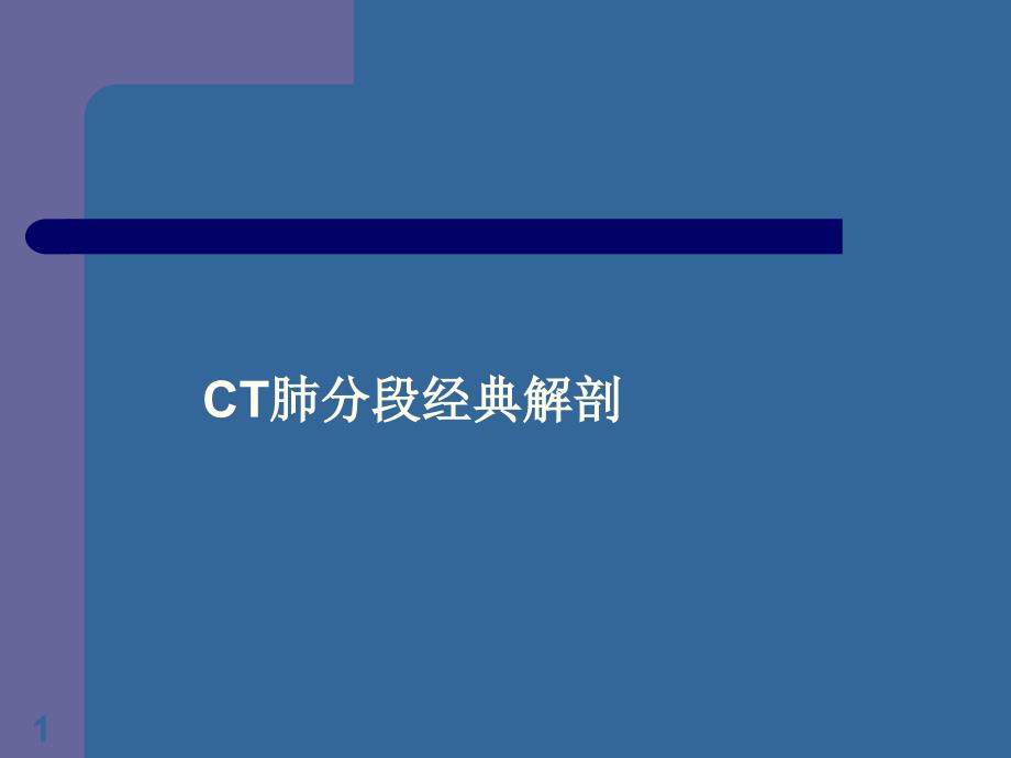 CT肺分段经典解剖课件_第1页