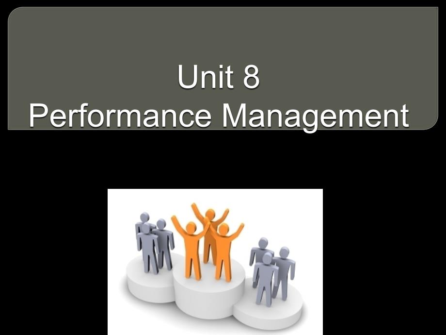 人力资源管理专业英语chp 08 Performance Management_第1页