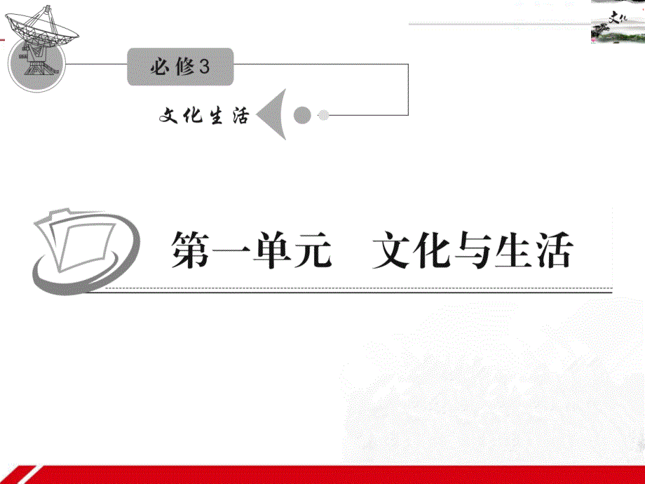 高中政治必修三《体味文化》复习【创新ppt课件】_第1页