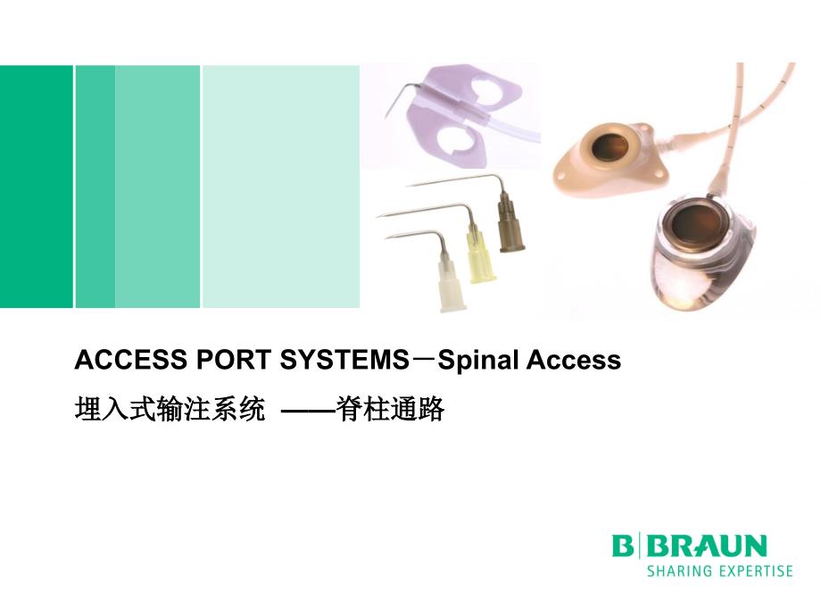 埋入式输注系统之椎管内通路药盒课件_第1页