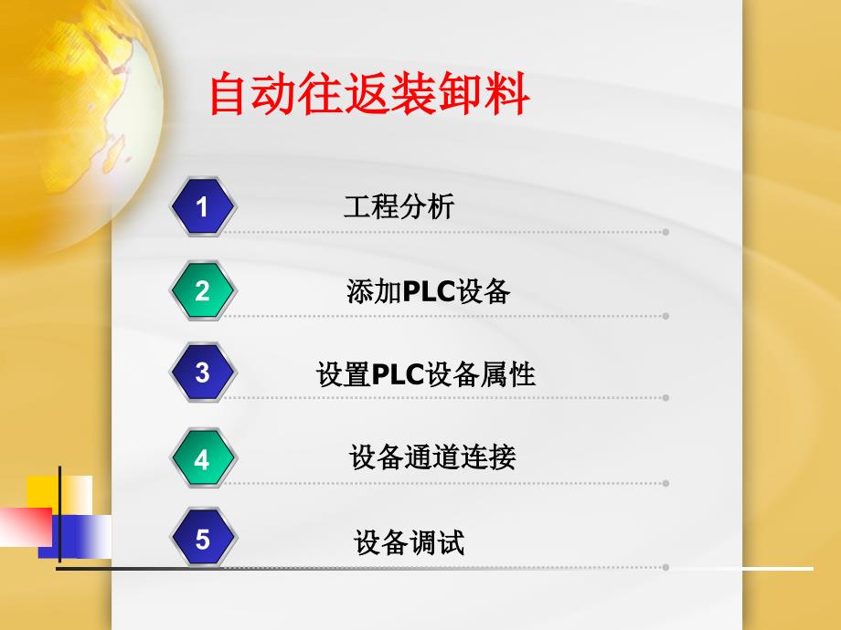 plc与mcgs组态软件通信组态实例小车自动往返装卸料课件_第1页