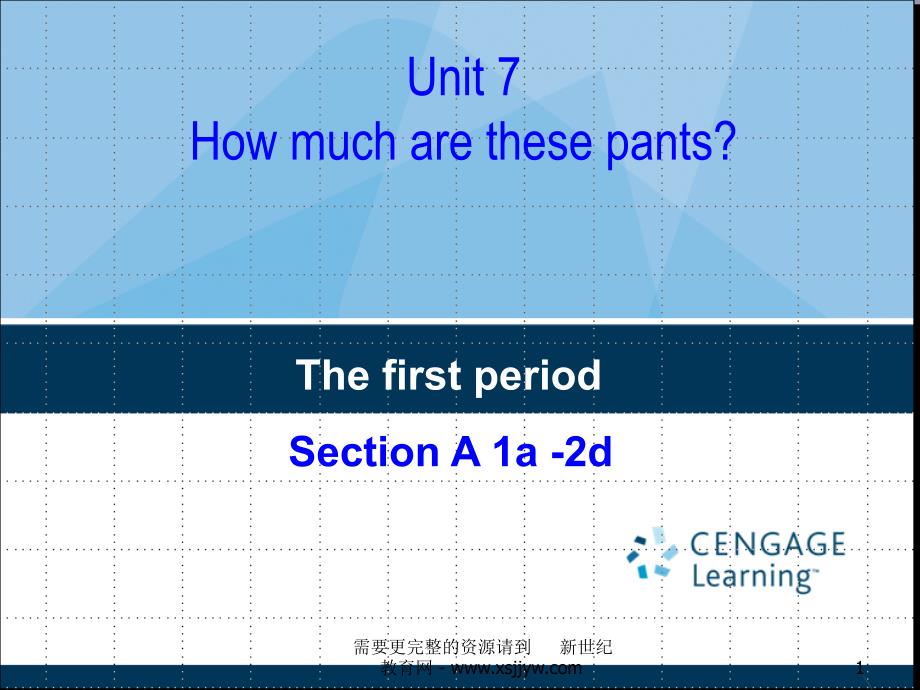 Unit-7-How-much-are-these-socks-全单元ppt课件_第1页