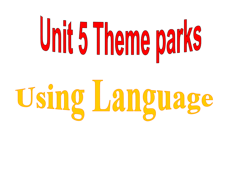 人教版必修四unit5-using-language课件_第1页