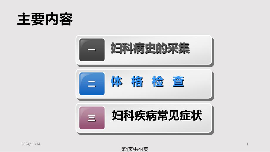 妇科病史检查及常见症状课件_第1页