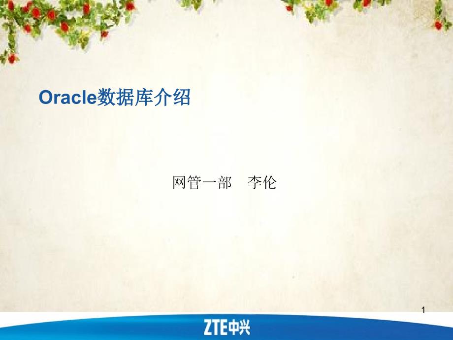 Oracle数据库分析报告课件_第1页