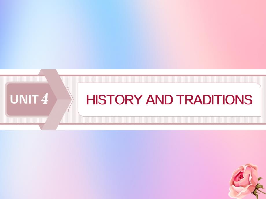 19-20学年新教材高中英语unit4historyandtraditionssectionⅠlisppt课件_第1页