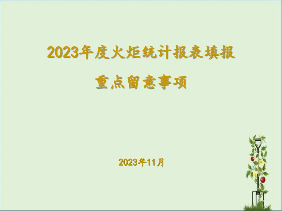 2014年度火炬统计报表填报注意事项资料_第1页