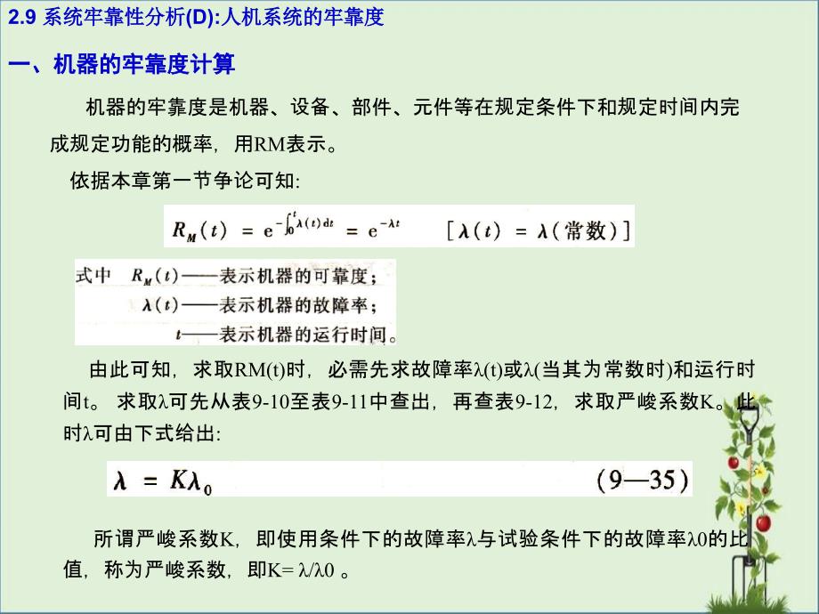 2.9-系统可靠性分析法(D)--人机系统对可靠度资料_第1页