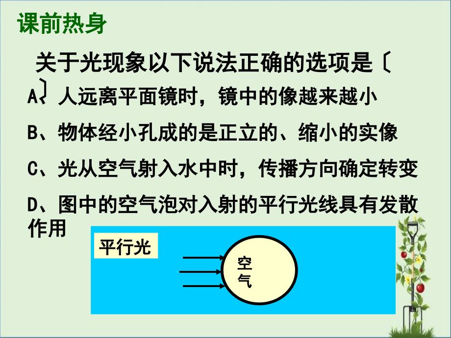 2009年初中物理总复习课件--透镜及其应用资料_第1页