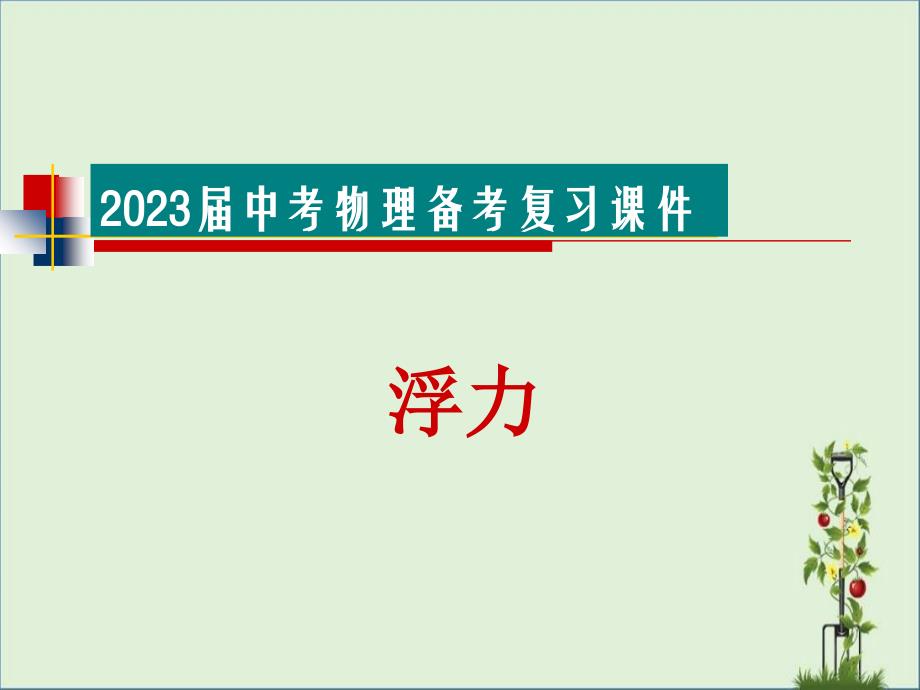 2013中考总复习浮力解析_第1页